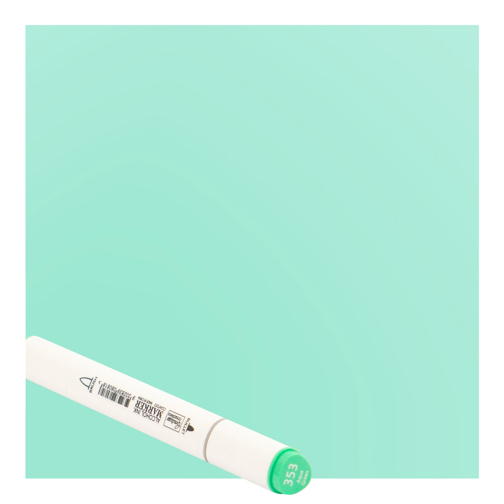 Aqua Green Twin Tip Alcohol Ink Marker
