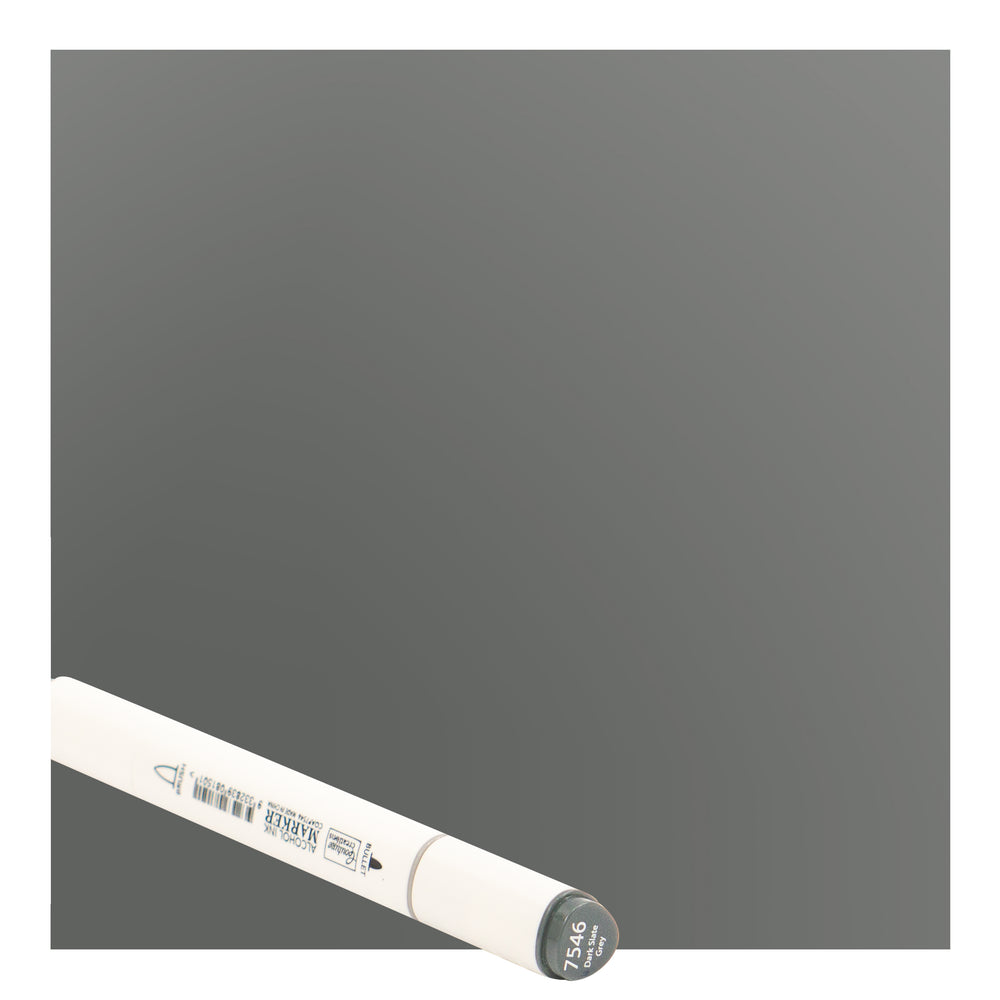 Dark Slate Grey Twin Tip Alcohol Ink Marker
