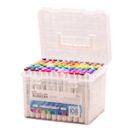 Twin Tip Alcohol Ink Marker Case with Includes 108 Markers