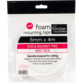 CC Foam Mounting Tape - High Tack (6mm x 4m)