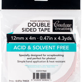 CC Foam Mounting Tape - Standard (12mm x 4m)