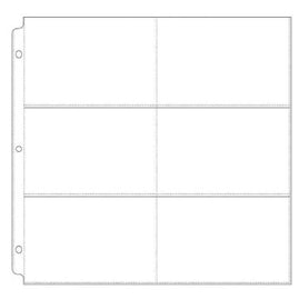 CC 3D Ring Album Refills - 12x12- 6x4in Pockets Pk10