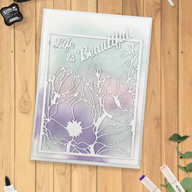 Parkside Crafts - Cutting Die - Life is Beautiful (2pc)