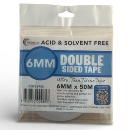 CC Double Sided Adhesive Tape - 6mm x 50m