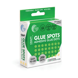 CC Large Adhesive Glue Spots 1.27cm (1/2 in)