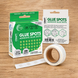 CC Large Adhesive Glue Spots 1.27cm (1/2 in)