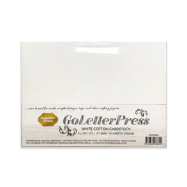 GoLetterPress Cotton Cardstock (10pk)