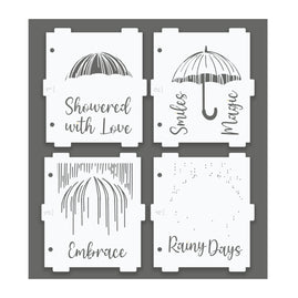 Parkside Crafts - Layered Stencil (4pc) - Rainy Day Magic