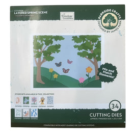 Colourful Moments Layered SPRING SCENE Cutting Die