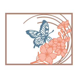 Colourful Moments SWIRLING BUTTERFLY Cutting Die