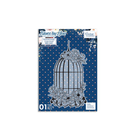 Blues by You - Stamp - Bird Cage (1pc)