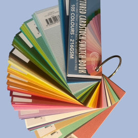 CC Textured Cardstock Swatch Book- 105 Colours