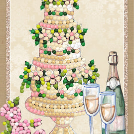 Dotty Designs Diamond Cards - Wedding Cake