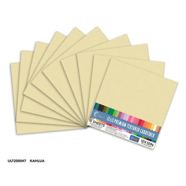 CC Textured Cardstock - 12x12 - Kahlua (216gsm) - 10 Sheets