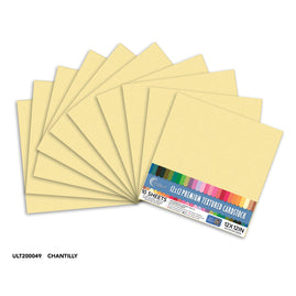 CC Textured Cardstock - 12x12 - Chantilly (250gsm) - 10 Sheets