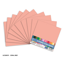CC Textured Cardstock - 12x12 - Coral Reef (250gsm) - 10 Sheets
