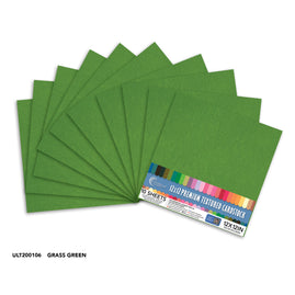 CC Textured Cardstock - 12x12 - Grass Green (216gsm) - 10 Sheets