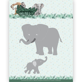 Dies - Yvonne Creations - Young and Wild - Elephants