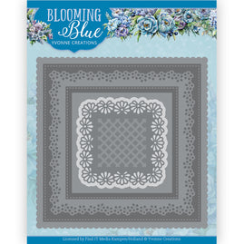 Dies - Yvonne Creations - Blooming Blue - Blooming Square