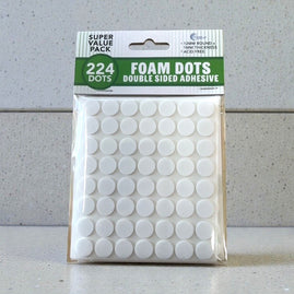 CC Foam Dots Double Sided Adhesive - 12mm x1mm - 224 pcs