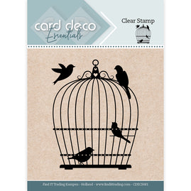 Card Deco Essentials Clear Stamps - Birdcage