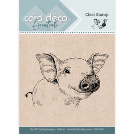 Card Deco Essentials Clear Stamps - Pig
