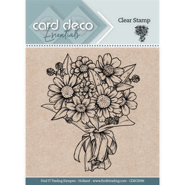 x Card Deco Essentials Clear Stamps - Bouquet