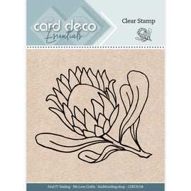 Card Deco Essentials Clear Stamp - Protea