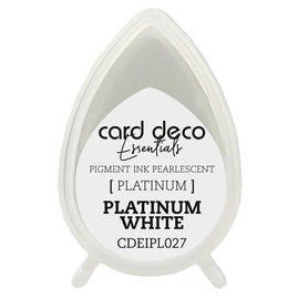 Card Deco Essentials Fast-Drying Pigment Ink Pearlescent Platinum White