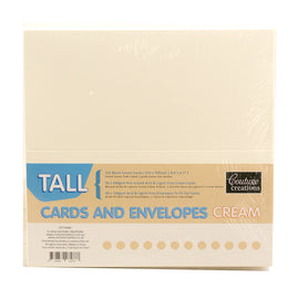 Card + Envelope Set - Cream Tall (50 Sets)