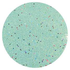 Emboss Powder - Pastels - Pastel Mint With Holographic Silver Glitters - Super Fine