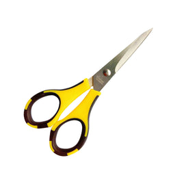 Scissors - Yellow + Black - Stainless Steel Blades (5.5in - 1.5mm thick)