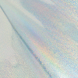 Foil - Silver (Iridescent Digital Pattern) - Heat activated
