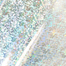 Foil - Silver (Iridescent Sequin Pattern) - Heat activated