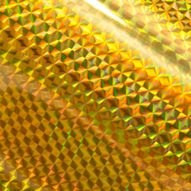 Foil  - Gold (Iridescent Square Pattern) - Heat activated