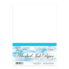 *Synthetic Paper - White 5 x 7in - 200gsm (10 sheets per pack)