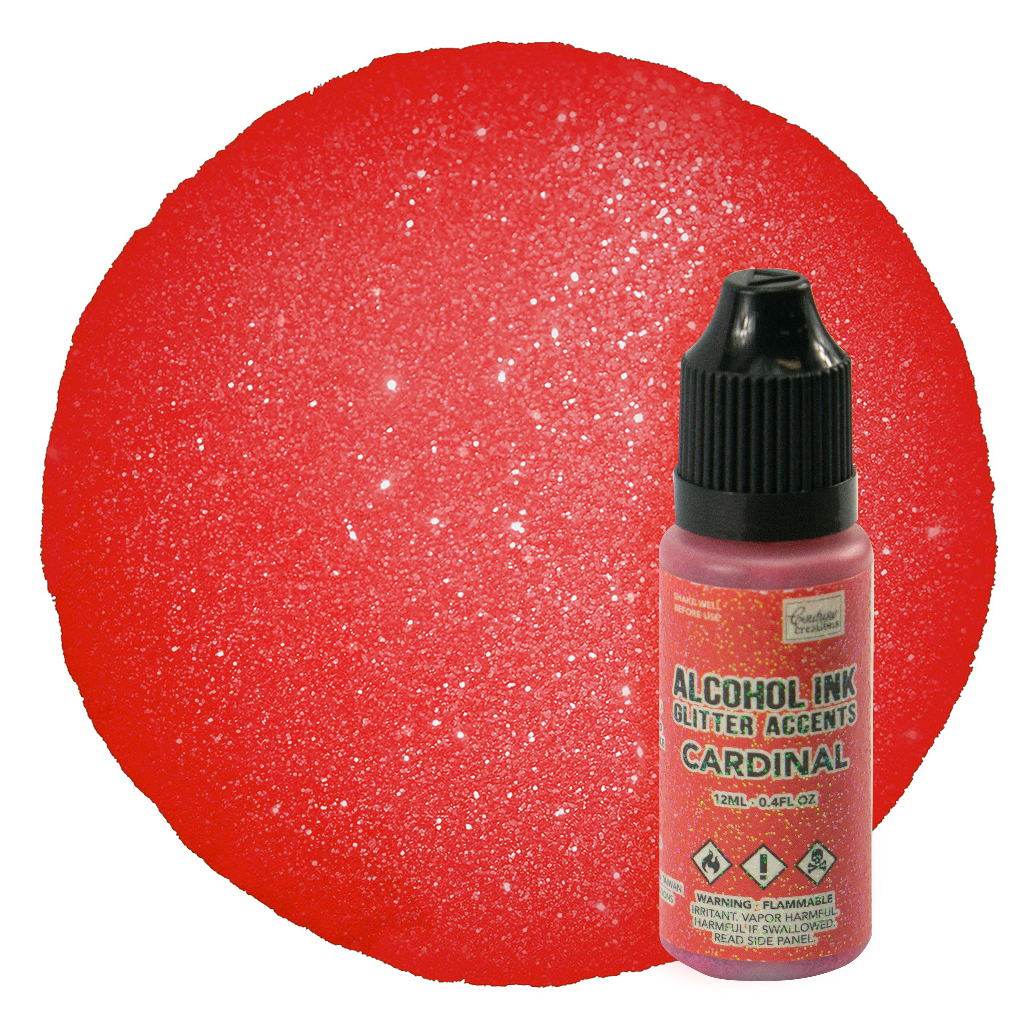 Alcohol Blek Glitter - Cardinal - mynd 1