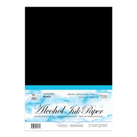 *Synthetic Paper - Black A4 - 200gsm (10 sheets per pack)