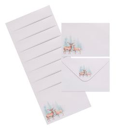 Christmas Envelope - Christmas Deer - 4 x 6in (10pc)