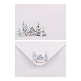 Christmas Envelope - Snow Abounds - 4 x 6in (10pc)