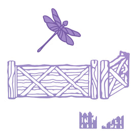 Die - Lavender Love - Weathered Fences (6pc)