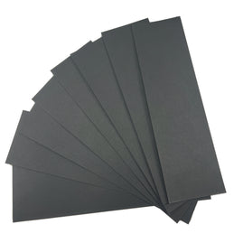 Cardstock – Smooth Black – 9cm x 30cm (25 Pack)