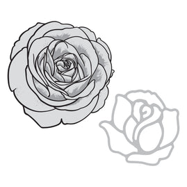 Rose Mini Layering Stamp and Die Set (4pc)