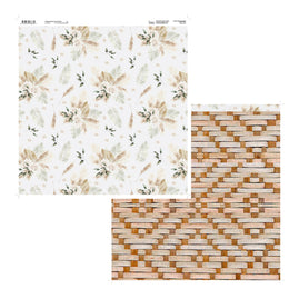 Earthy Delights Double Sided Patterned Paper 1 (5pc)