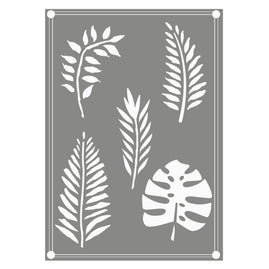 Earthy Delights Mixed Leaves Stencil 1 - 127 x 177.8 | 5 x 7in