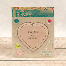 Covermount - Sew Lovely - clear stamps