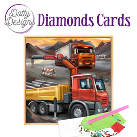 Diamond Cards - Vintage Truck (140 x 140mm | 5.5 x 5.5in)