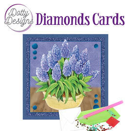 Diamond Cards - Hyacinth (140 x 140mm | 5.5 x 5.5in)