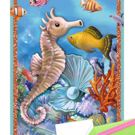 Diamonds Cards - Seahorse (100 x 150mm)