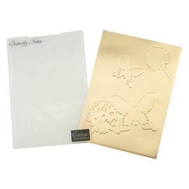 x Emboss folder - 5 x7 - Butterfly Notes (unpackaged, no barcode)